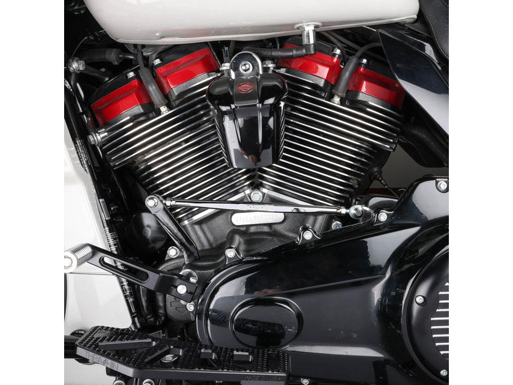 Shift Linkage Rod - Chrome. Fits Softail 1986up, Touring 1980up & Dyna Wide Glide 1993-2003
