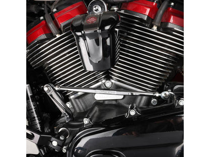 Shift Linkage Rod - Chrome. Fits Softail 1986up, Touring 1980up & Dyna Wide Glide 1993-2003
