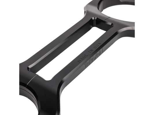 Billet Fork Brace - Black. Fits 49mm Dyna Mid-Glide 2006-2017.