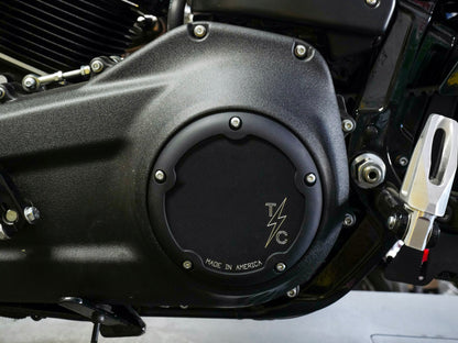 5-Hole OG Billet Derby Cover - Black. Fits Softail 2019up.