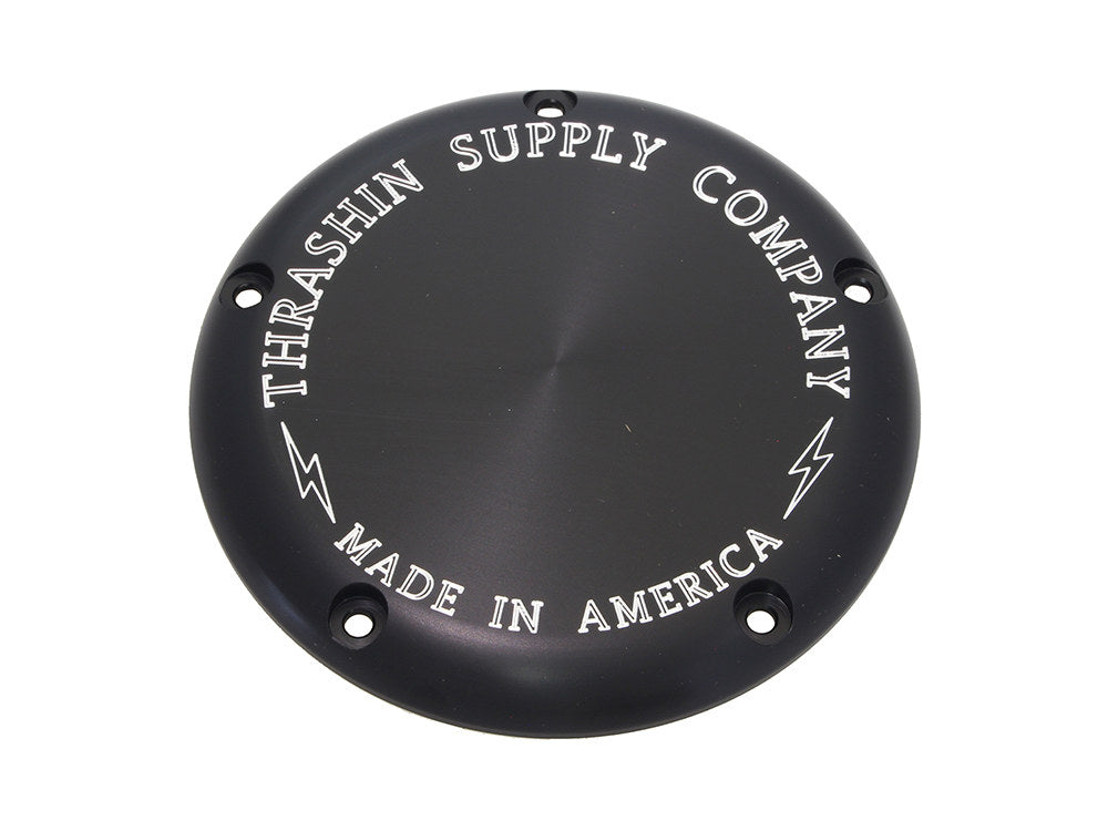 5-Hole OG Billet Derby Cover - Black. Fits Softail 2019up.