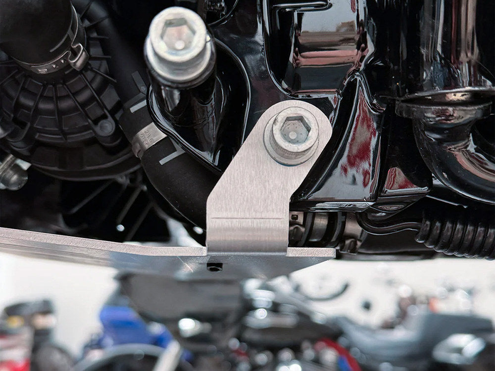 Skid Plate - Raw. Fits CVO Touring 2023up & Street Glide & Road Glide 2024up