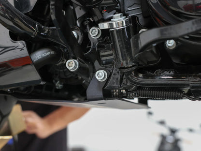 Skid Plate - Black. Fits CVO Touring 2023up & Street Glide & Road Glide 2024up