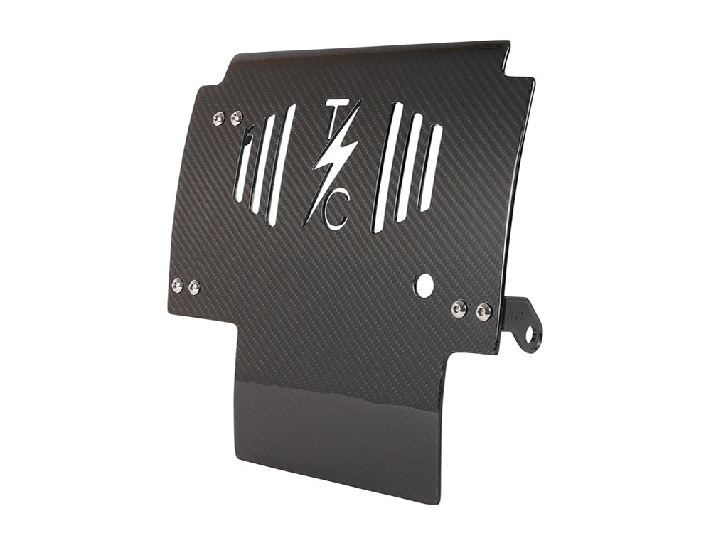Skid Plate - Carbon Fibre Gloss Weave. Fits CVO Touring 2023up & Street Glide & Road Glide 2024up