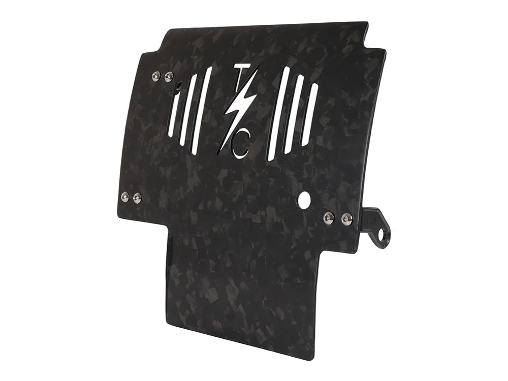 Skid Plate - Carbon Fibre Forged Weave. Fits CVO Touring 2023up & Street Glide & Road Glide 2024up