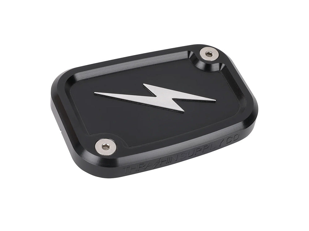 Front Master Cylinder Cover - Black. Fits Softail 2018up