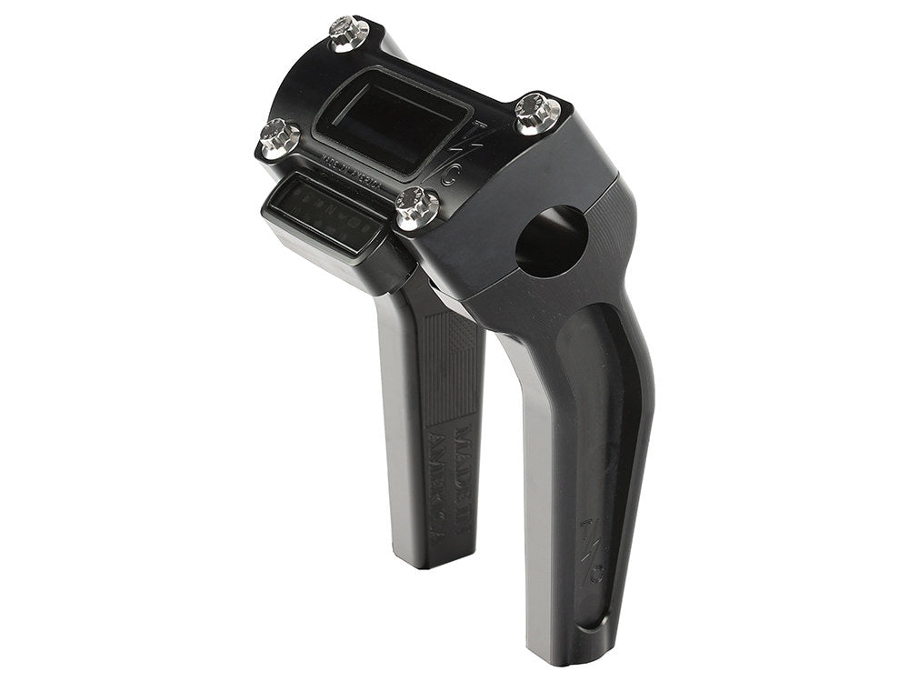 6.5in. Pull Back Thrashin Risers - Black. Fits Softail Street Bob, Low Rider ST, Standard & Breakout 2018-2024