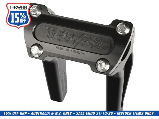 6.5in. Pull Back Thrashin Risers - Black. Fits 1in. Handlebar