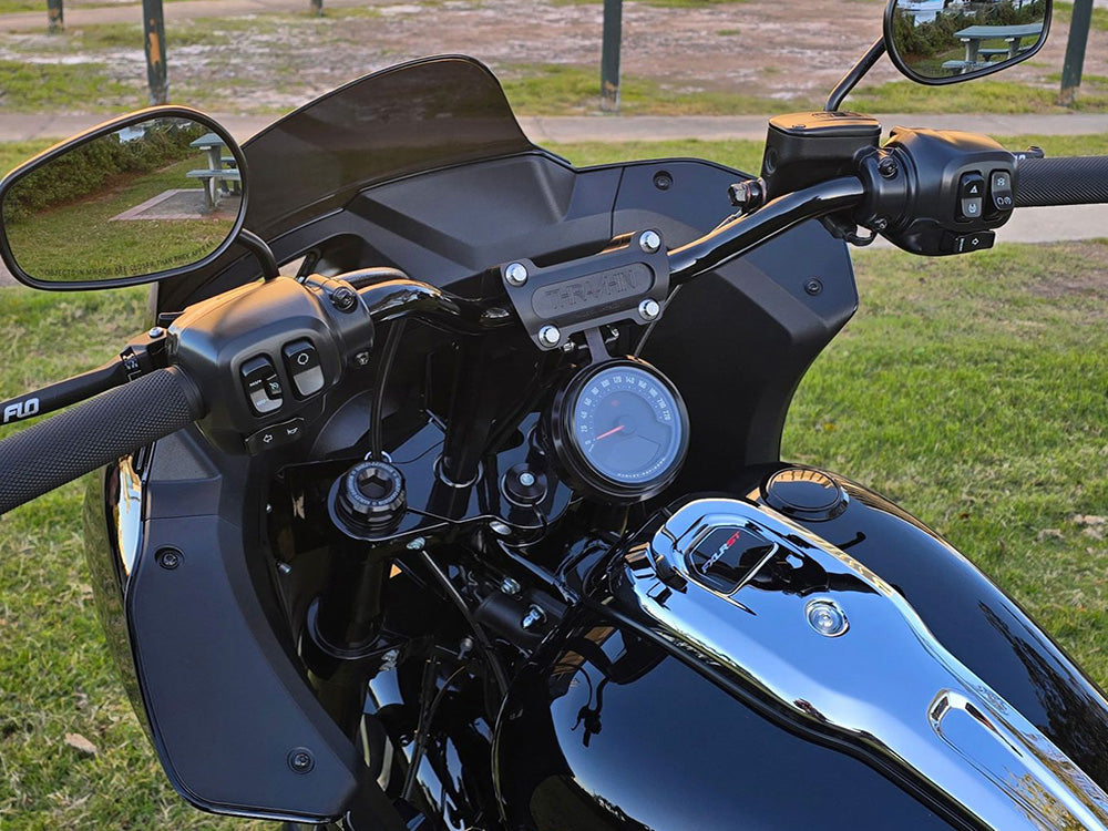 9.5in. Pull Back Thrashin Risers - Black. Fits 1in. Handlebar