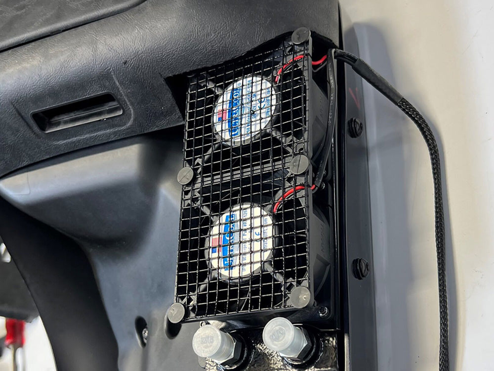 Lower Fairing Mounted Oil Cooler Kit. Fits Touring 2017-2024 with Lower Fairing
