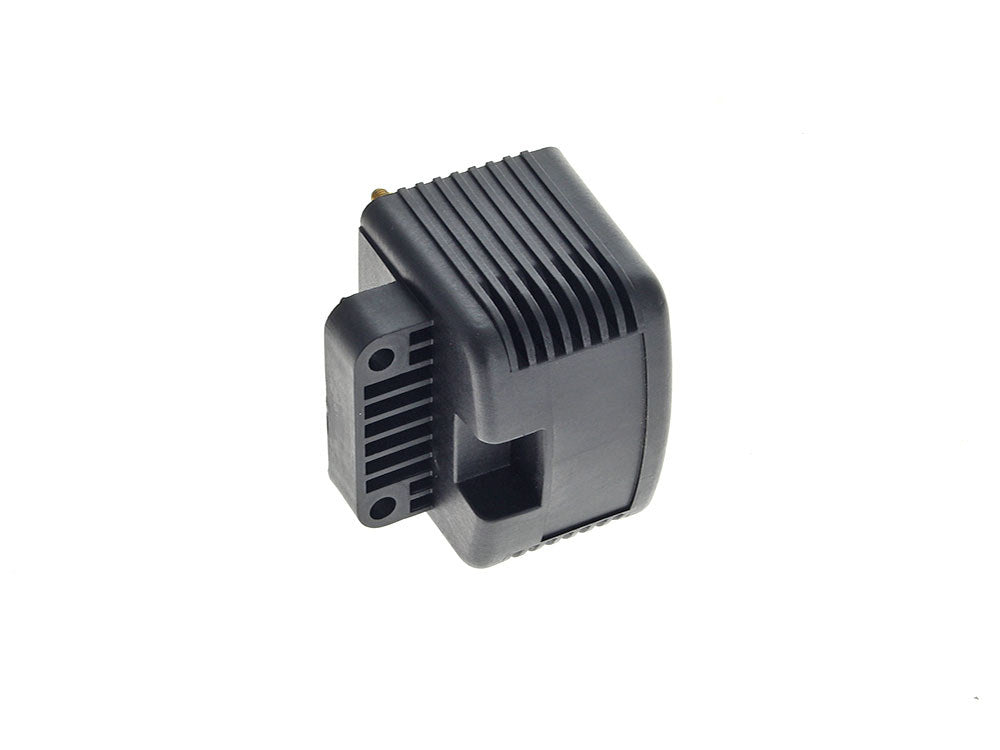 Ignition Coil - Black. Fits Big Twin 1970-1999 & Sportster 1971-2003 Models with Upgraded Single Fire Ignition