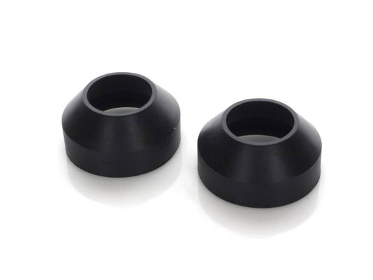 35mm Showa Forks Boots - Black. Fits H-D 1975-1987 with Narrow Glide Front End.
