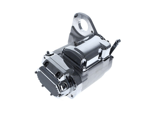 6 Speed Overdrive Transmission - Raw Aluminium Finish. Fits Softail 1990-1999