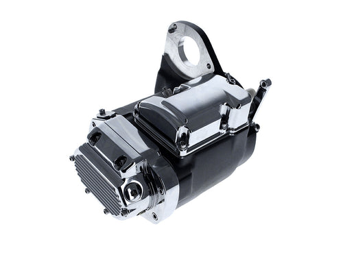 6 Speed Overdrive Transmission - Black Finish. Fits Softail 1990-1999