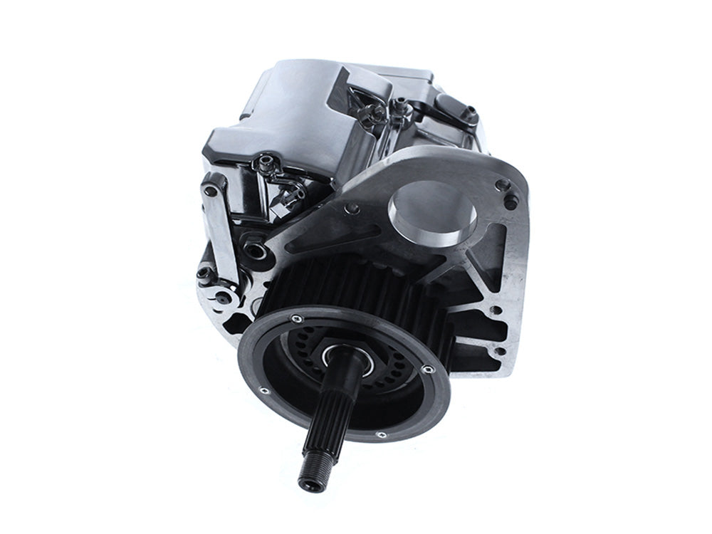 6 Speed Overdrive Transmission - Polished Finish. Fits Softail 1990-1999