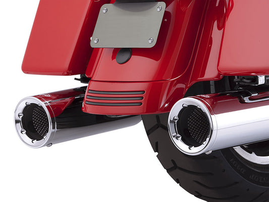4.5in. Hi-Output Slip-On Mufflers - Chrome. Fits Touring 1995-2016