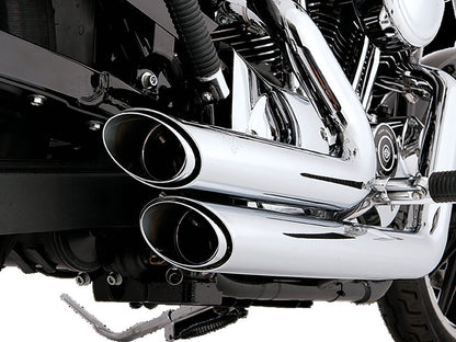 Shortshots Staggered Exhaust - Chrome. Fits Sportster 2004-2013