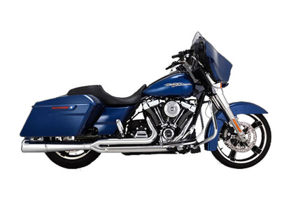 Pro Pipe 2-into-1 Exhaust - Chrome. Fits Touring 2017up