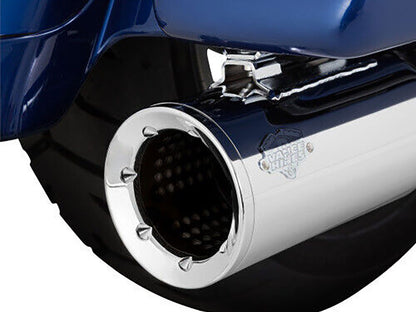 Pro Pipe 2-into-1 Exhaust - Chrome. Fits Touring 2017up