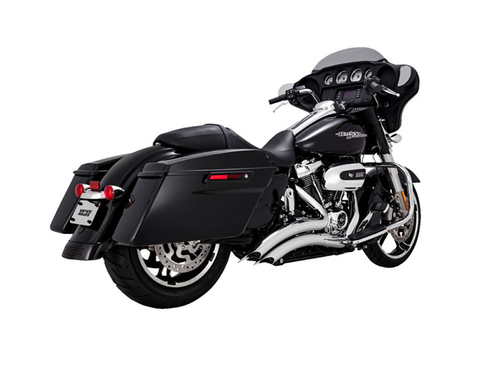 Big Radius Exhaust - Chrome. Fits Touring 2017up