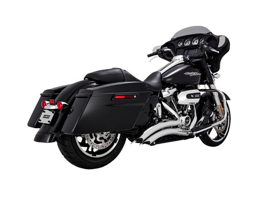Big Radius Exhaust - Chrome. Fits Touring 2017up
