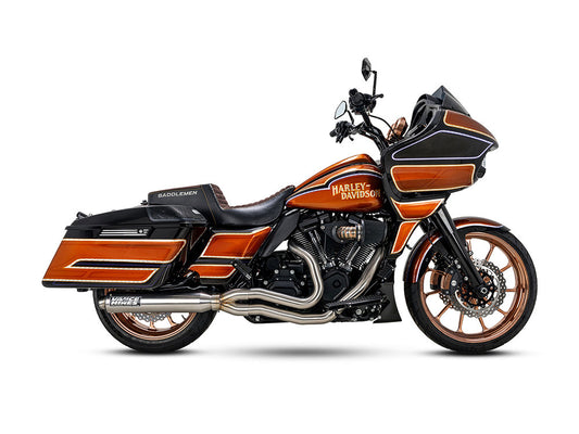 Supersport 2-into-1 - Stainless Steel. Fits Touring 2017up