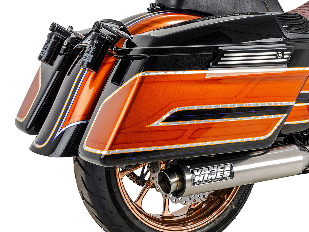 Supersport 2-into-1 - Stainless Steel. Fits Touring 2017up