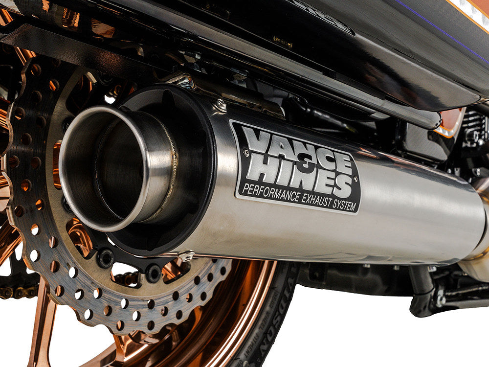 Supersport 2-into-1 - Stainless Steel. Fits Touring 2017up