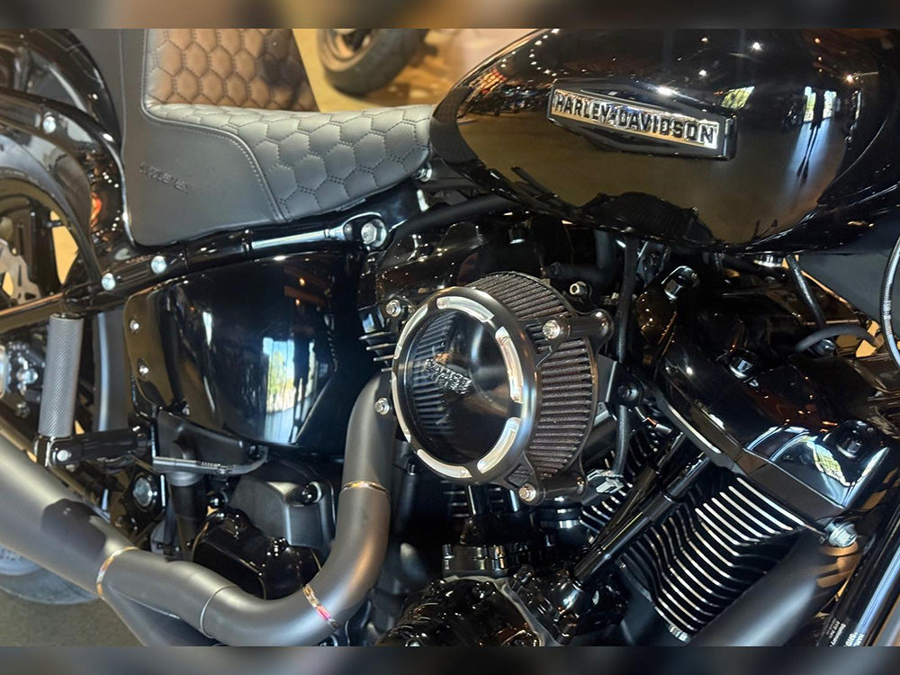 VO2 Insight Air Cleaner Kit - Black Contrast. Fits CVO Touring 2023up, Street Glide & Road Glide 2024up, Touring 2025up & Softail 2025up