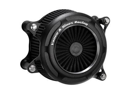 VO2 Onyx Air Cleaner Kit - Wrinkle Black. Fits CVO Touring 2023up, Street Glide & Road Glide 2024up, Touring 2025up & Softail 2025up