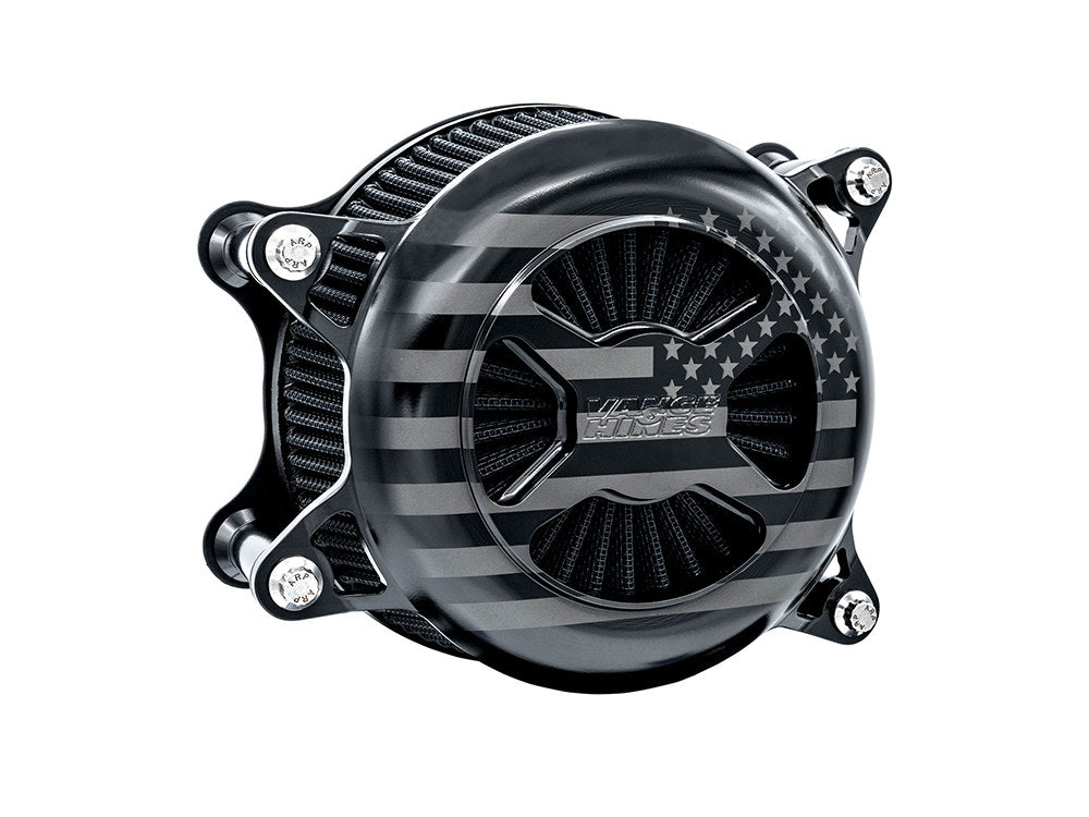 VO2 America Air Cleaner Kit - Black. Fits Touring 2017-2024 & Softail 2018-2024