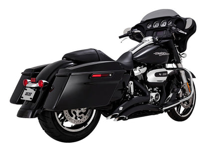 Big Radius Exhaust - Black. Fits Touring 2017up