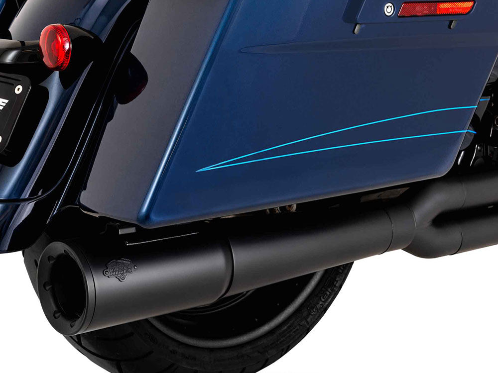 Pro Pipe 2-into-1 Exhaust - Black. Fits Touring 2010-2016