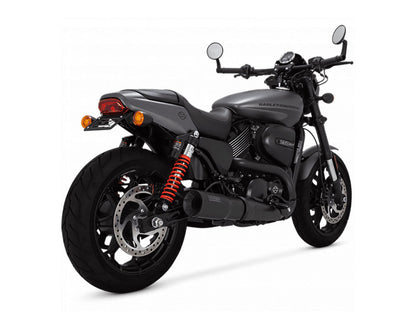 Hi Output Slip-On Muffler - Black with Black End Cap. Fits Street 2015-2020.