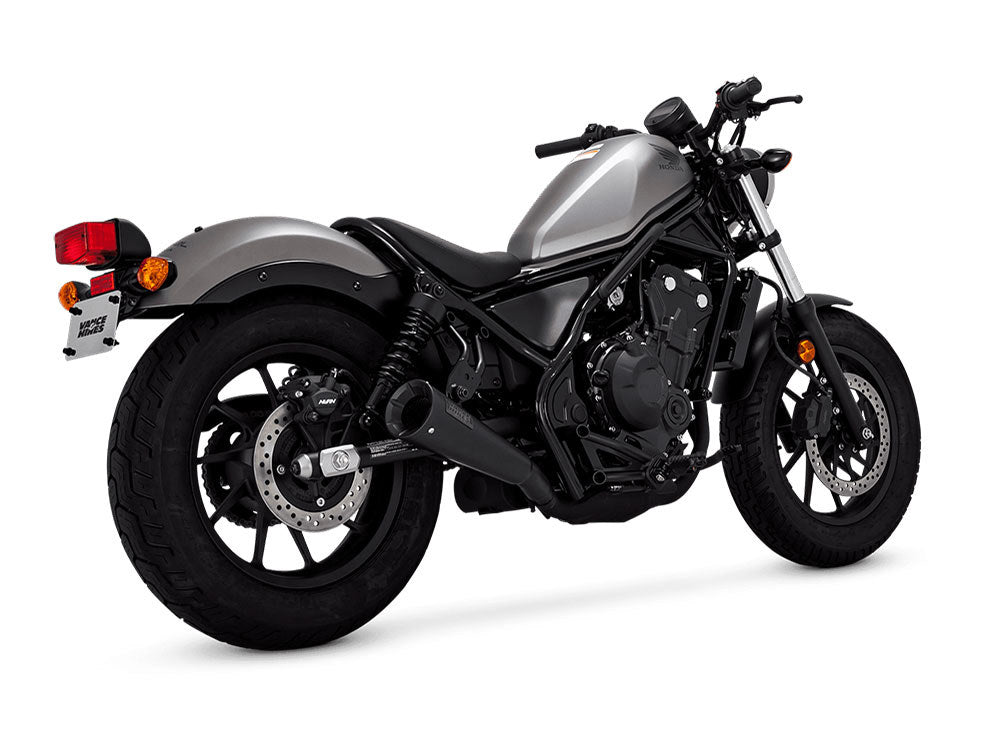 Upsweep Slip-On Muffler - Black. Fits Honda CMX / Rebel 500cc 2017up