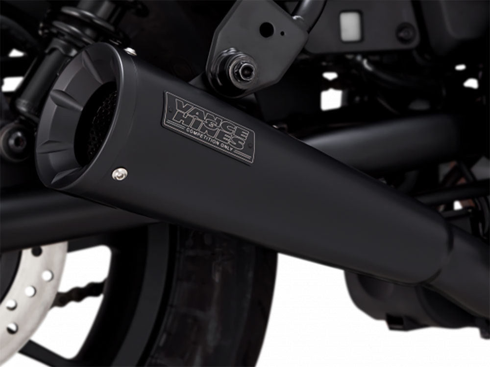 Upsweep Slip-On Muffler - Black. Fits Honda CMX / Rebel 500cc 2017up