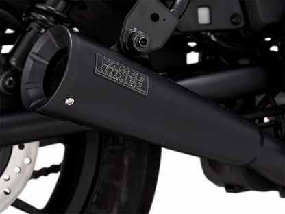 Upsweep Slip-On Muffler - Black. Fits Honda CMX / Rebel 500cc 2017up