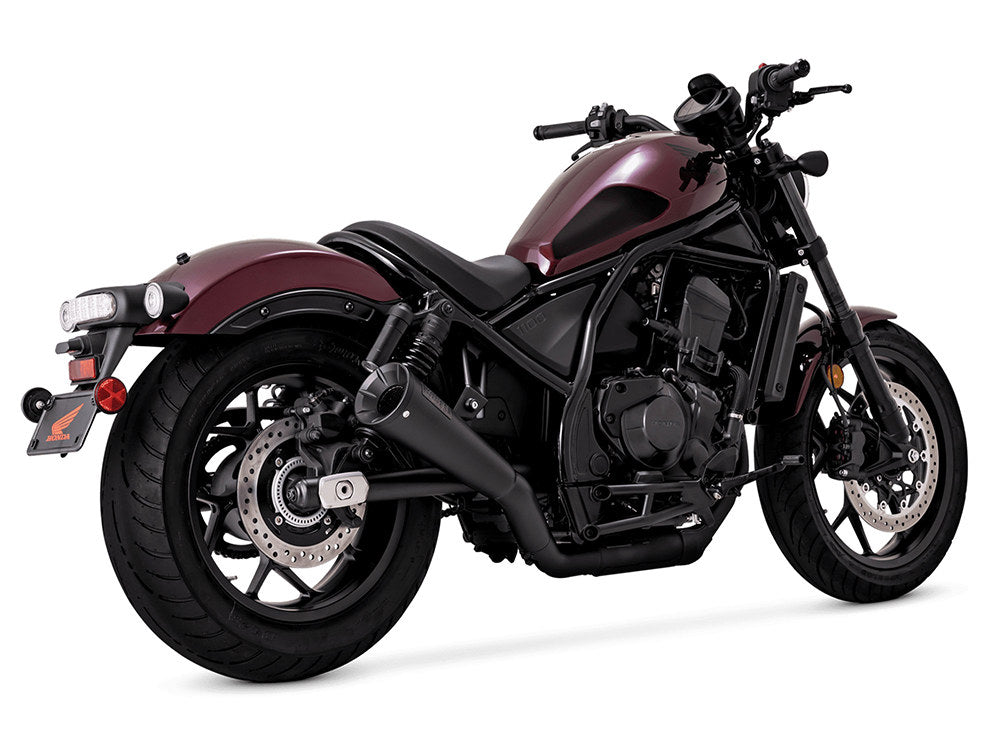 Upsweep Slip-On Muffler - Black. Fits Honda CMX / Rebel 1100cc 2021up
