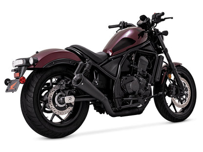 Upsweep Slip-On Muffler - Black. Fits Honda CMX / Rebel 1100cc 2021up