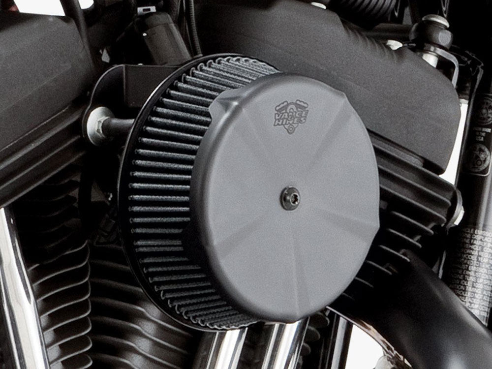 VO2 Skullcap - Matte Black. Fits Vance & Hines VO2 Naked Air Intake