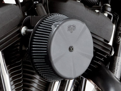 VO2 Skullcap - Matte Black. Fits Vance & Hines VO2 Naked Air Intake