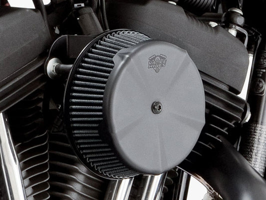 VO2 Skullcap - Matte Black. Fits Vance & Hines VO2 Naked Air Intake