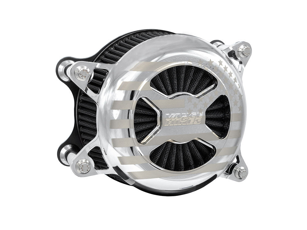 VO2 America Air Cleaner Kit - Chrome. Fits Touring 2017-2024 & Softail 2018-2024