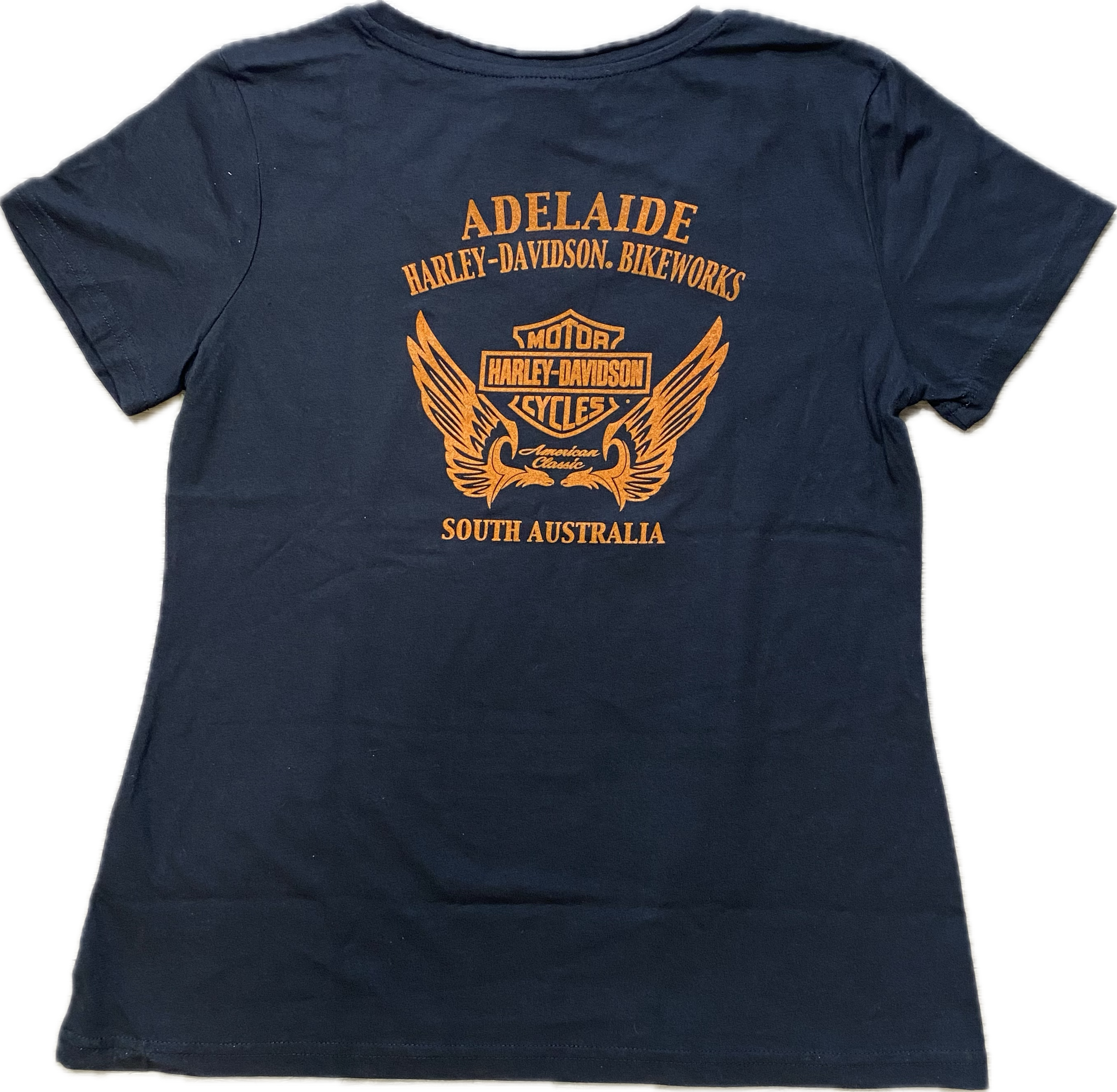Adelaide Harley-Davidson Womens Wings V Tee