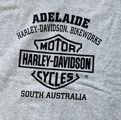 Adelaide Harley-Davidson B&S Zip Hoodie - Grey