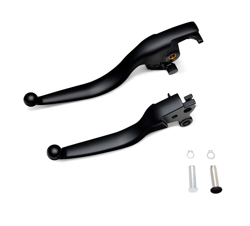 Harley-Davidson Adjustable Hand Control Lever Kit- Black