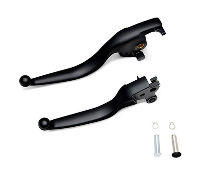 Harley-Davidson Adjustable Hand Control Lever Kit- Black