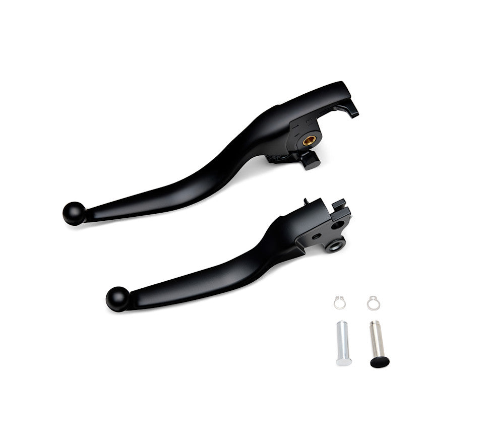 Harley-Davidson Adjustable Hand Control Lever Kit- Black