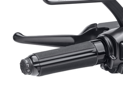 Harley-Davidson Airflow Heated Hand Grips- Gloss Black