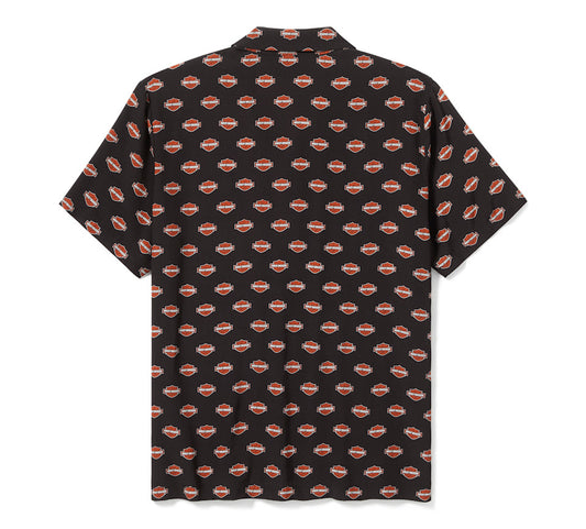 Harley-Davidson Men's Bar & Shield Aloha Shirt